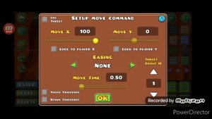 Как сделать чтоб блоки двигались в Geometry Dash?