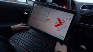 активация функции -  объём пустого пространства бака, VW polo sedan