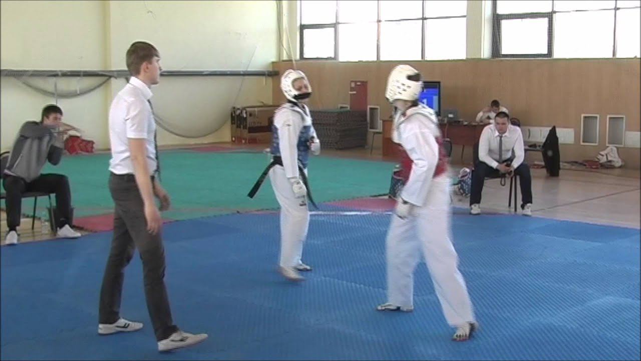 Taekwondo WTF. 29.03.2014. Турнир клуба Беркут. Попова-Шмыголь