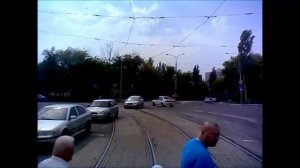 Донецк Трамвай Маршрут 1/Donetsk Tram Route 1