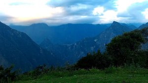 Закат в горах