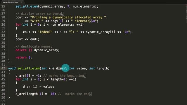 How to Create a Dynamically Allocated Array and Some More Cool Stuff C++