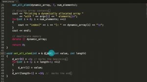 How to Create a Dynamically Allocated Array and Some More Cool Stuff C++