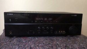 How to reset the Yamaha RX-V367 AV receiver.
