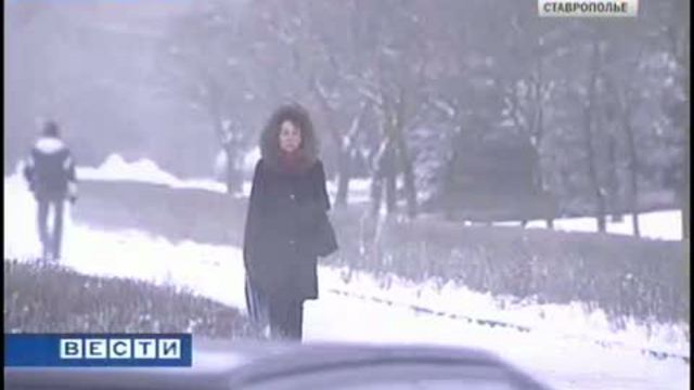 Весна завалила Ставрополье снегом