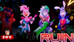 ГЛИЧТРАП ВЕРНУЛСЯ В ФНАФ РУИН!FIVE NIGHTS AT FREDDY'S:SECURITY BREACH RUIN!FNAF РУИНЫ ПРОХОЖДЕНИЕ!