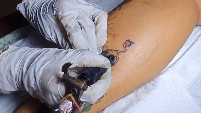 Tattoo Timelapse "BOMB" #tattooflash  #timelapse #tattoo #minimalism #inkaddict