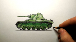 Как нарисовать Танк Т-70