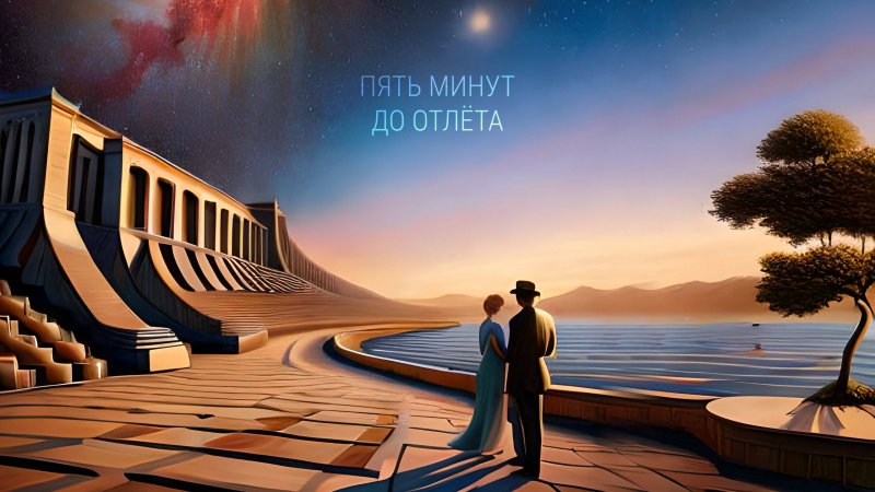 «Пять минут до отлёта» — «Five minutes to lift-off»