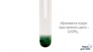 Взаимодействие хлорида хрома (III) с гидроксидом натрия в водном растворе CrCl3 + NaOH