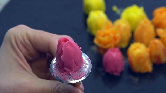 Тюльпан из крема смотреть онлайн