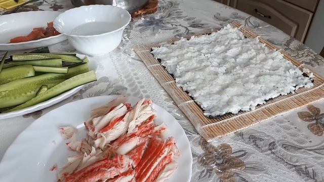 Суши готовим с внучкой Катей. смотреть онлайн