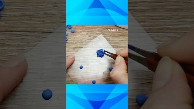 Серьги шарики из полых бусин.?Лепка из холодного фарфора.?