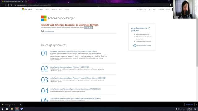 DESCARGAR E INSTALAR DIRECTX 9 - 10 - 11 PAGINA OFICIAL MICROSOFT смотреть онлайн