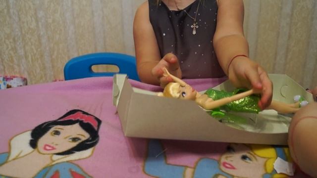 Кукла Фея Динь-динь (Дзынька) распаковка, обзор Doll Fairy Tinker Bell (Dinka) unboxing, review смотреть онлайн