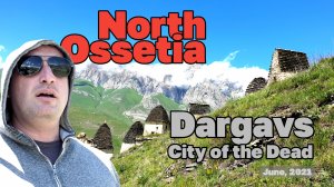 North Ossetia mountains. Dargavs. City of the Dead. Russia. Full HD