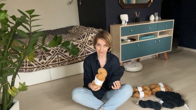 Новый проект из Дундаги: цветочный мозаичный плед смотреть онлайн