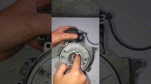 Установка нового маховика на 2Т двигатель бензокосы!