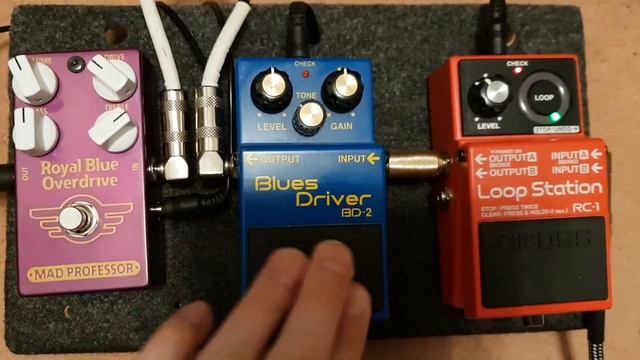 Boss BD-2 Blues Driver VS Mad Professor Royal Blue Overdrive смотреть онлайн