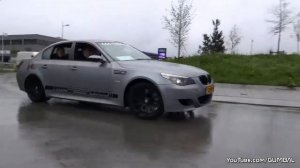 BMW M5 V10 - Дрифтующие заезды и безумный звук V10!