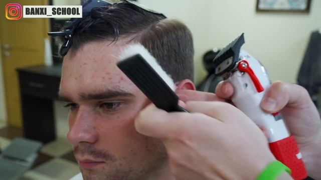 Taper fade + несведенные зоны / Banxi school смотреть онлайн