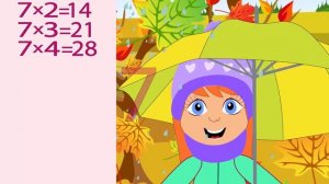Таблица умножения на 7 - Тыр тыр ТракТЫРишкА - Мультики для детей