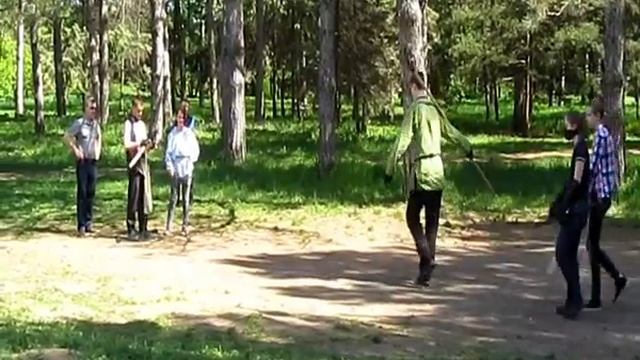 Kusari vs spear fencing | Кусари (цепь) против копья (фехтование, боевые искусства)