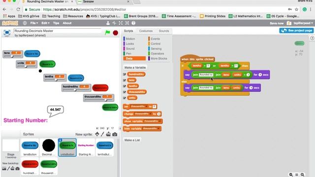 Tutorial: Rounding Decimals using Scratch смотреть онлайн