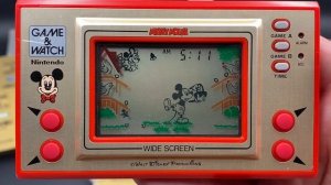 Nintendo Game & Watch - Mickey Mouse - Widescreen (MC-25) Unboxing and Gameplay