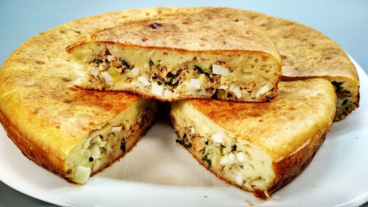 Рецепт идеального теста для заливных пирогов. Быстрый заливной пирог с рыбой/рыбными консервами