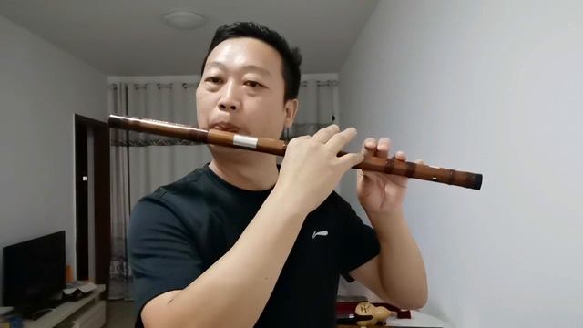 D key dizi flute practice D调竹笛练习《爱拼才会赢》 @Dan Tang смотреть онлайн