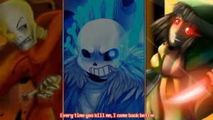 Stronger Than You (Mashup) - Bad Time Trio ver. | Undertale AU • US Papyrus / UT Sans / SS Chara.