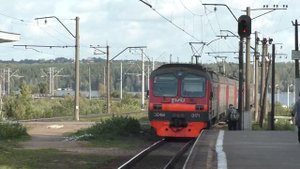 5 Поезд Электричка Эд4м 0171 Санкт Петербург Балтийский Вокзал Тч 15