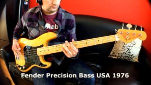 Bass Comparison Precision 1976 vs Jazz Bass 1978 vs  Stingray 2004
