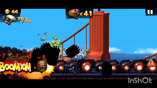 Дракон взорвал бомбу на 90 зомби в Zombie Tsunami смотреть онлайн