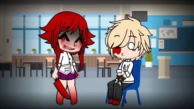 ❤️[Почему такой эффект будто у меня один глаз]🖤 *meme*Gacha club/Saiko no sutoka/#ВалераХастур.