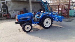 Минитрактор ISEKI TU197 c почвенной фрезой в Чите