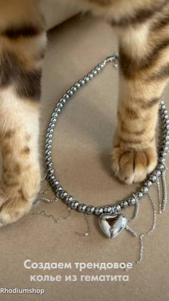 Создание украшения из гематита. Рубрика "Собери украшение с блогером"