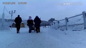 Моноколесо зимой.