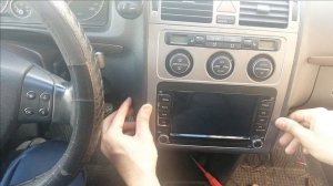 Installation autoradio Android GPS navigation / VOLKSWAGEN TOURAN 2003 2013