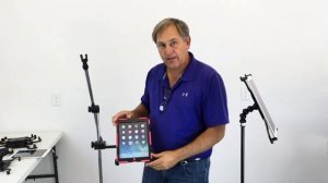 iPad Holder for Mic Stand iPad Music Stand. caddie buddy