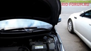 Фильтр воздушный двигателя. Замена на Kia Rio 2012