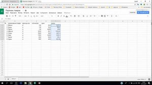 Гугл таблица(Google Sheets) Авто сумма или функция "sum" и дополнительно "product" Урок №1