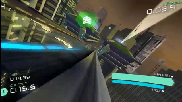 Wipeout Pulse - Metropia - Speedlap - 19,38 - WR смотреть онлайн