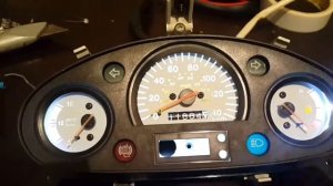 Скутер HT150T-7. Светодиодная подсветка панели приборов