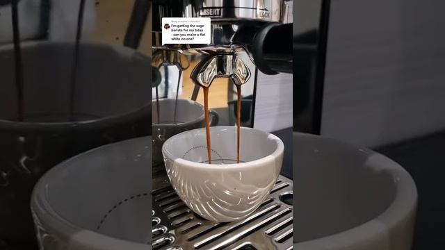 Here's how to make a Flat White on the SAGE Barista Express!