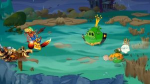 ДЕНЬ РОЖДЕНЬЕ в Angry Birds Epic #145 Кид играет в энгри бердс на крутилкины