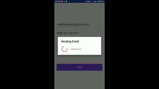 Sending Email From Android App without Intent | Example & Source Code