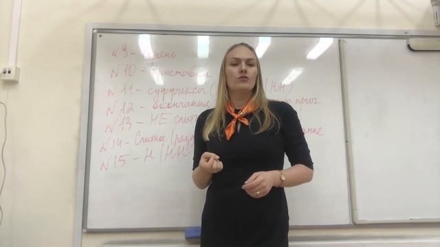 ЕГЭ: задания 9-15 Орфография