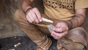 Практическая археология. Каменный нож.